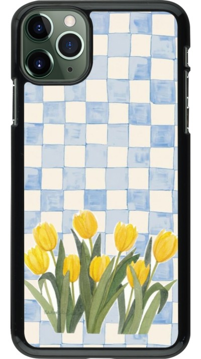 iPhone 11 Pro Max Case Hülle - Blue vichy tulips Spring 2026