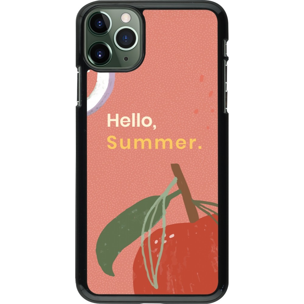 iPhone 11 Pro Max Case Hülle - Summer 2025 Hello summer