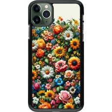 iPhone 11 Pro Max Case Hülle - Sommer Blumenmuster