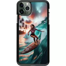 iPhone 11 Pro Max Case Hülle - Surferin aus Bali