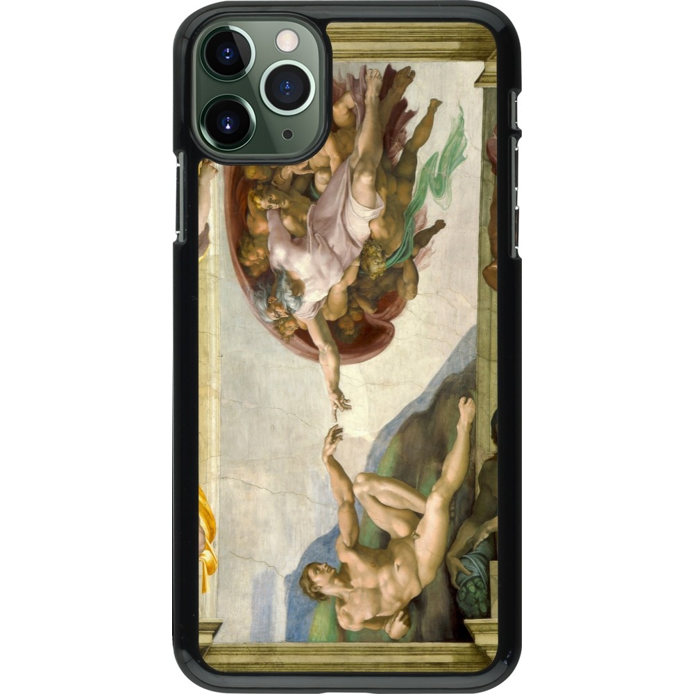 iPhone 11 Pro Max Case Hülle - Kunstbild - Die Erschaffung Adams - Michelangelo