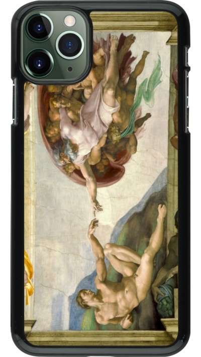 iPhone 11 Pro Max Case Hülle - Kunstbild - Die Erschaffung Adams - Michelangelo