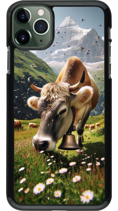 Coque iPhone 11 Pro Max - Vache montagne Valais Coque iPhone 11 Pro Max - Vache montagne Valais