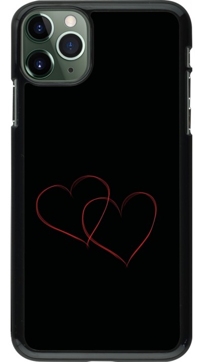 iPhone 11 Pro Max Case Hülle - Valentine 2023 attached heart