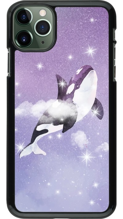 Coque iPhone 11 Pro Max - Whale in sparking stars Coque iPhone 11 Pro Max - Whale in sparking stars