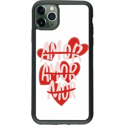 iPhone 11 Pro Max Case Hülle - Silikon schwarz Saint Valentines Day 26 Amor