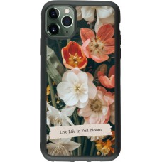 iPhone 11 Pro Max Case Hülle - Silikon schwarz Full Bloom Spring 2026