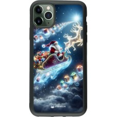 iPhone 11 Pro Max Case Hülle - Silikon schwarz Weihnachten 2023 Verzauberter Weihnachtsmann