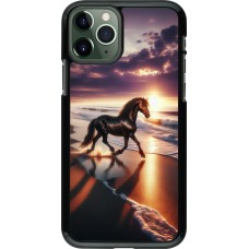 iPhone 11 Pro Case Hülle - Pferd majestätisch Strand