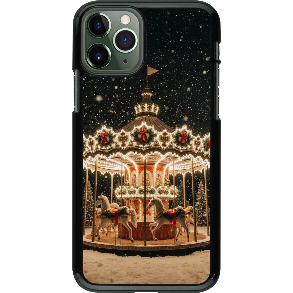 iPhone 11 Pro Case Hülle - Christmas 25 Carousel