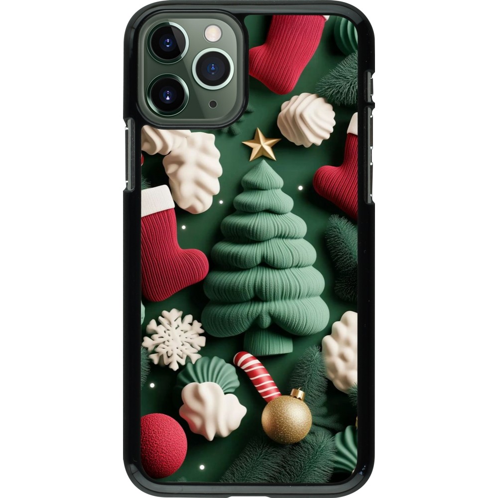 iPhone 11 Pro Case Hülle - Christmas 25 Christmas textiles