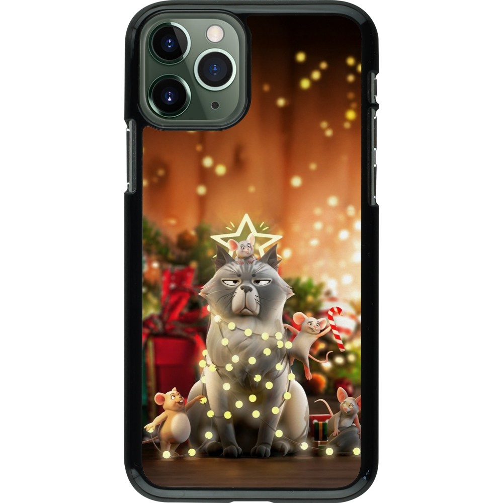 iPhone 11 Pro Case Hülle - Christmas 25 Xmas Cat