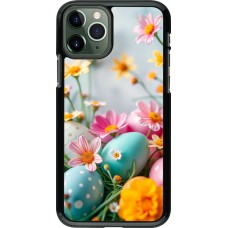 iPhone 11 Pro Case Hülle - Easter 2026 Eggs with flowers