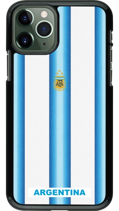 iPhone 11 Pro Case Hülle - Argentinien 2026 personalisierbares Fussballtrikot