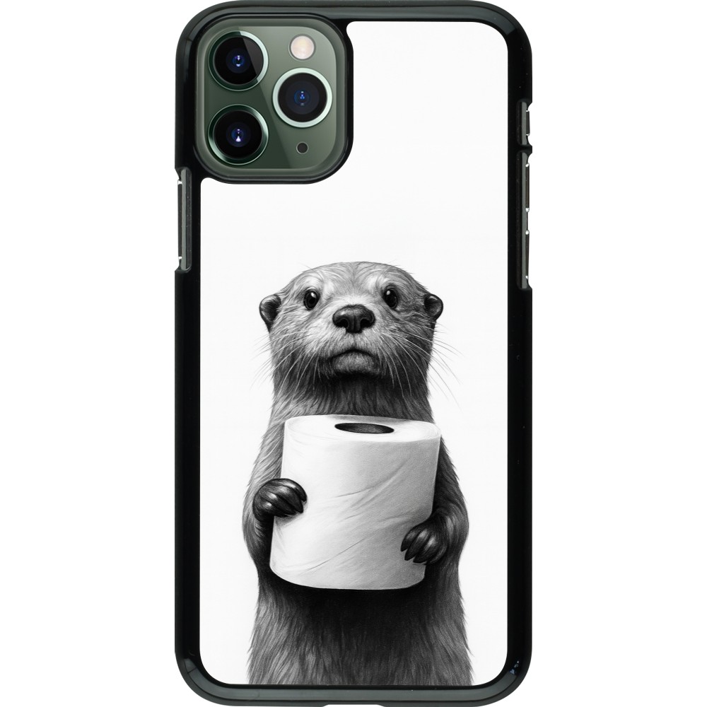 iPhone 11 Pro Case Hülle - Otter Toilettenpapier