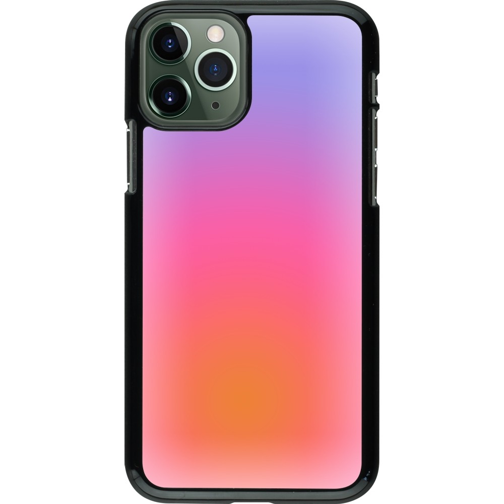 iPhone 11 Pro Case Hülle - Orange Pink Blue Gradient
