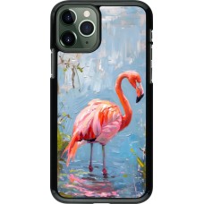 iPhone 11 Pro Case Hülle - Paint Flamingo