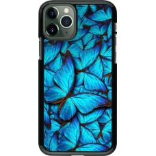 Coque iPhone 11 Pro - Papillon - Bleu