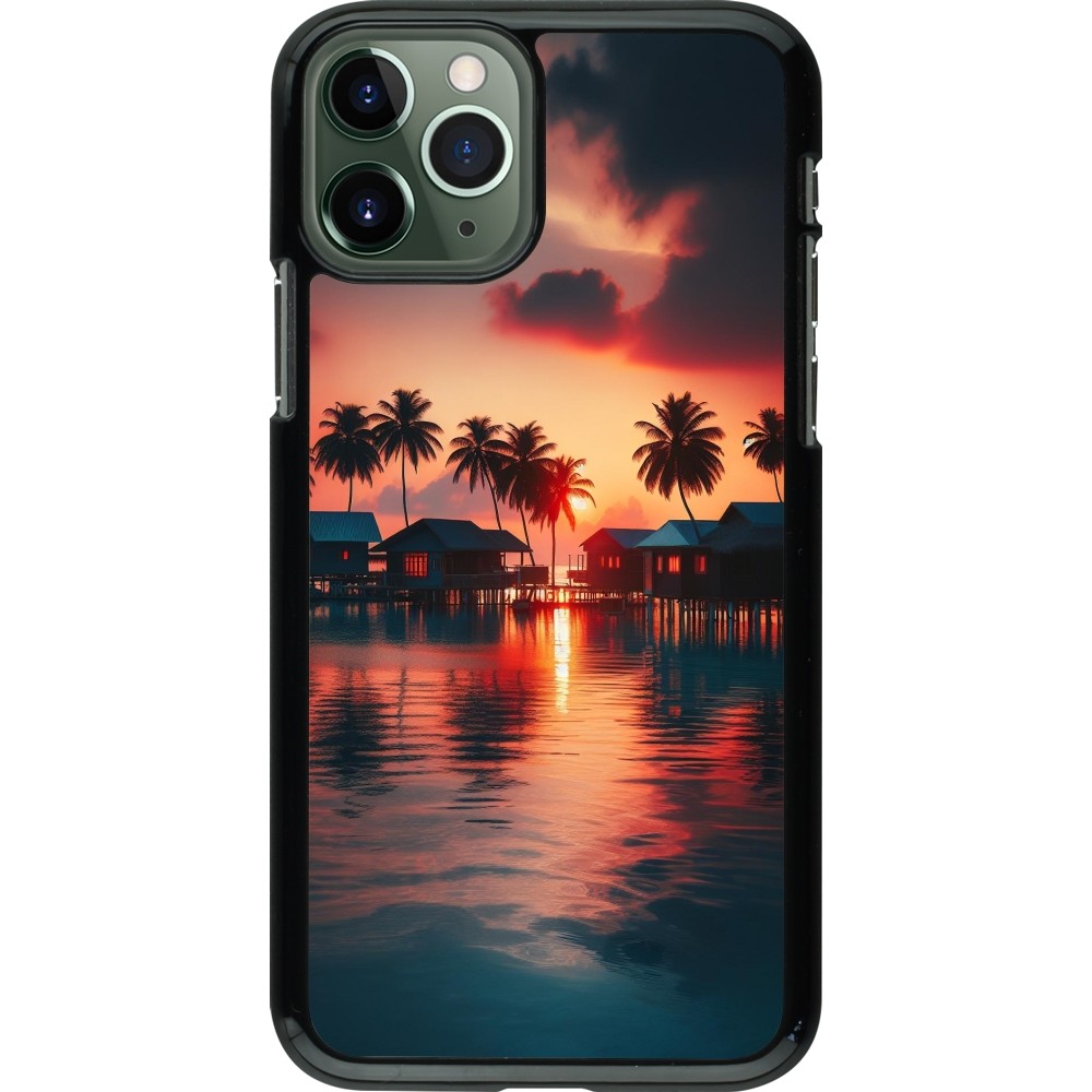iPhone 11 Pro Case Hülle - Paradies Malediven