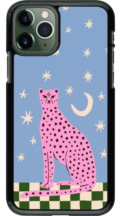 iPhone 11 Pro Case Hülle - Pink leopard with stars 2026