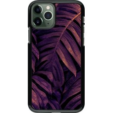 iPhone 11 Pro Case Hülle - Purple Light Leaves