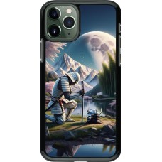 iPhone 11 Pro Case Hülle - Samurai Katana Mond