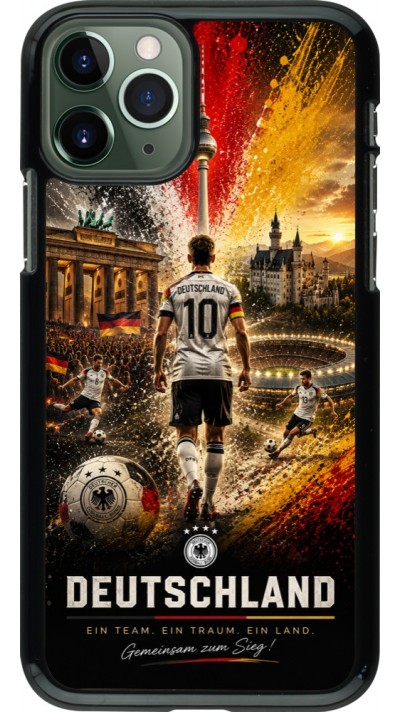 iPhone 11 Pro Case Hülle - Fussball Deutschland splash 2026