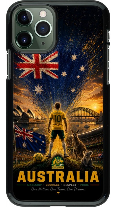 iPhone 11 Pro Case Hülle - Fussball Australien splash 2026