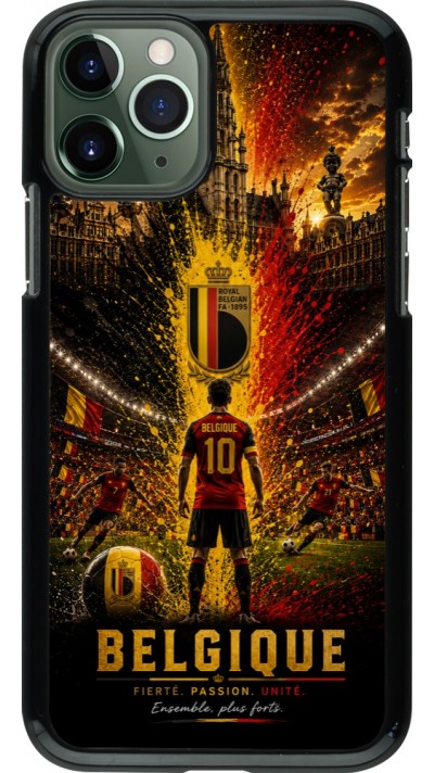 iPhone 11 Pro Case Hülle - Fussball Belgien splash 2026