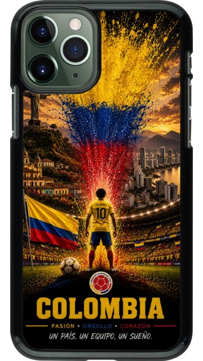 iPhone 11 Pro Case Hülle - Fussball Kolumbien splash 2026