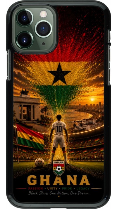 iPhone 11 Pro Case Hülle - Fussball Ghana splash 2026