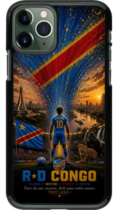 iPhone 11 Pro Case Hülle - Fussball Demokratische Republik Kongo splash 2026