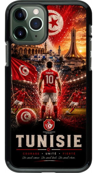 iPhone 11 Pro Case Hülle - Fussball Tunesien splash 2026