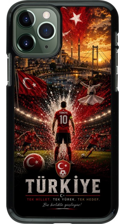 iPhone 11 Pro Case Hülle - Fussball Türkei splash 2026