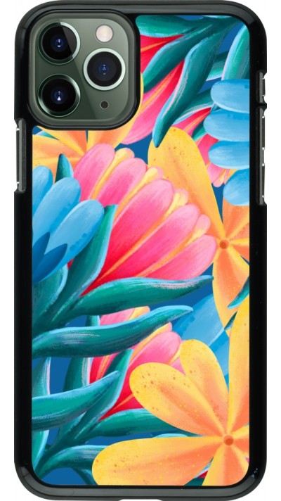 iPhone 11 Pro Case Hülle - Spring 23 colorful flowers