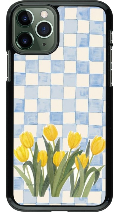 iPhone 11 Pro Case Hülle - Blue vichy tulips 2026