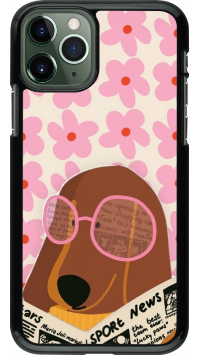 iPhone 11 Pro Case Hülle - Dog with newspaper 2026