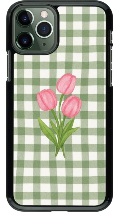 iPhone 11 Pro Case Hülle - Green vichy tulips 2026