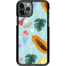 iPhone 11 Pro Case Hülle - Summer 2025 Pattern papaya