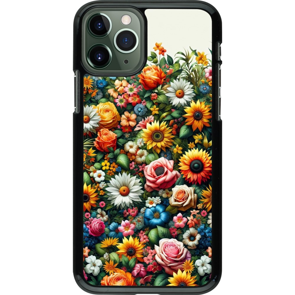 iPhone 11 Pro Case Hülle - Sommer Blumenmuster