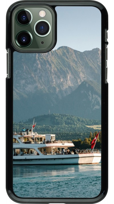 Coque iPhone 11 Pro - Fête Nationale Suisse Bateau Leman