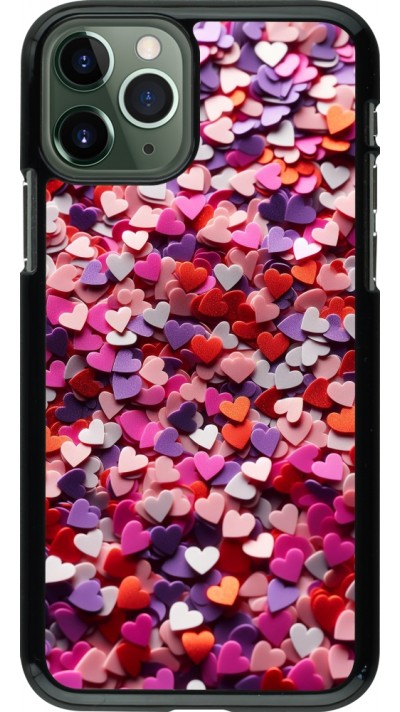 iPhone 11 Pro Case Hülle - Valentin 2025 Konfetti