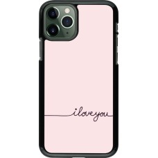 iPhone 11 Pro Case Hülle - Valentine 2023 i love you writing