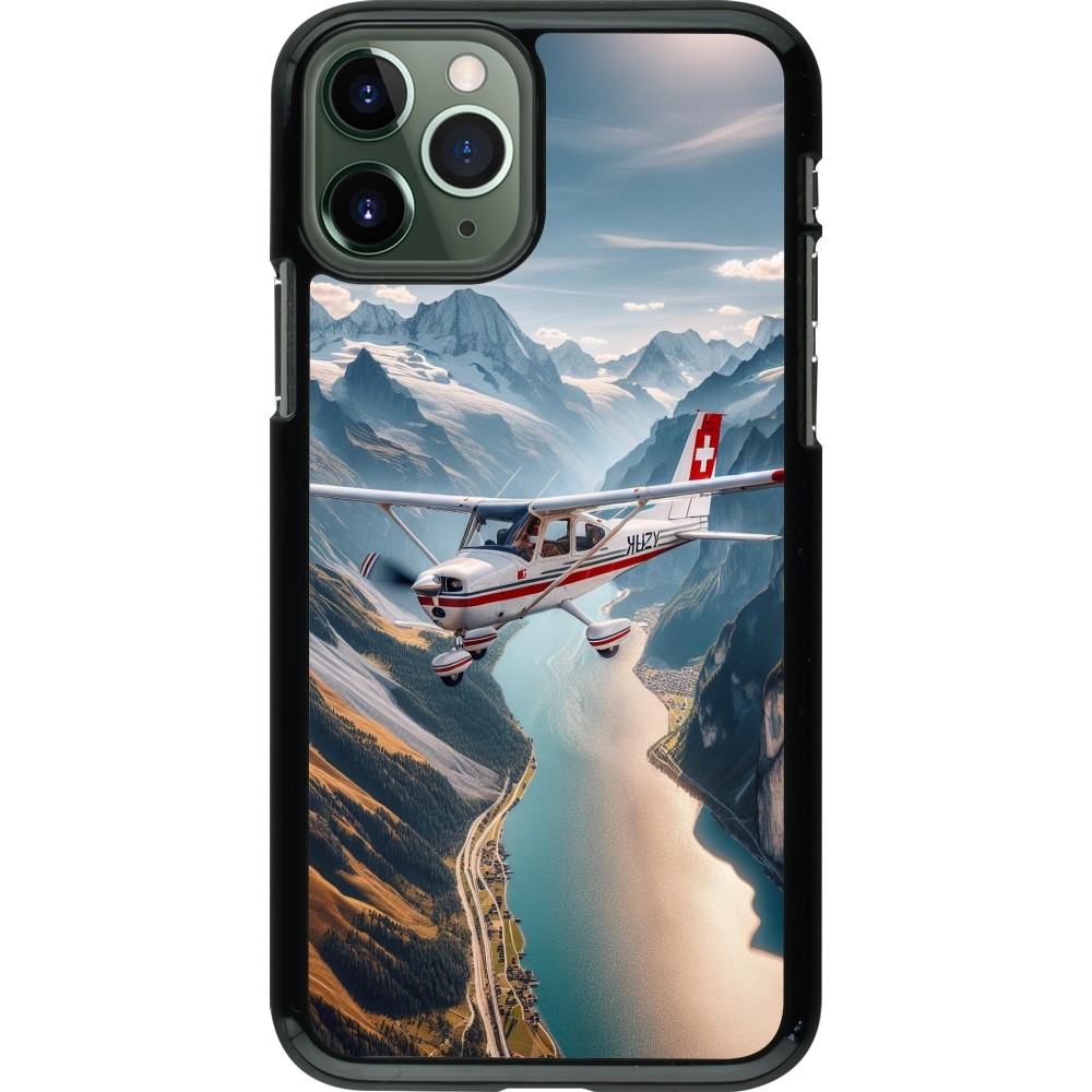 iPhone 11 Pro Case Hülle - Schweizer Alpenflug