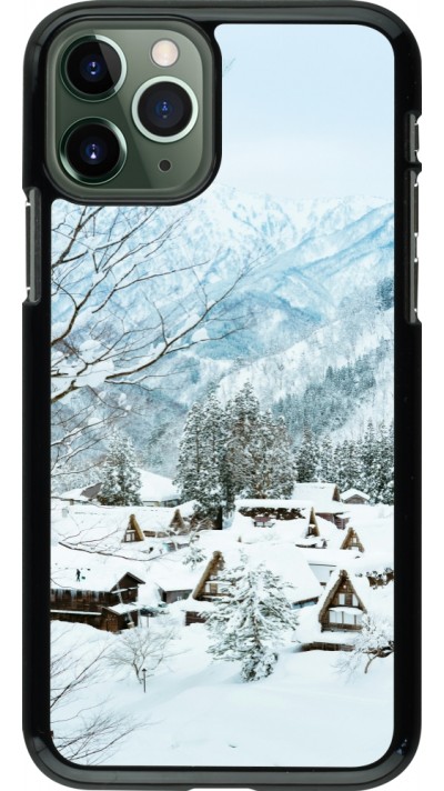 iPhone 11 Pro Case Hülle - Winter 25 Winter snowy landscape