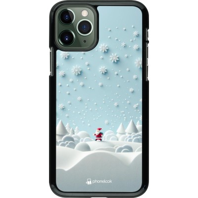 iPhone 11 Pro Case Hülle - Weihnachten 2023 Kleiner Vater Schneeflocke