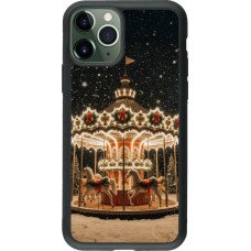 iPhone 11 Pro Case Hülle - Silikon schwarz Christmas 25 Carousel