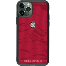 iPhone 11 Pro Case Hülle - Silikon schwarz Südkorea 2026 personalisierbares Fussballtrikot