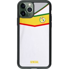 iPhone 11 Pro Case Hülle - Silikon schwarz Senegal 2022 personalisierbares Fußballtrikot