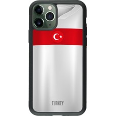 iPhone 11 Pro Case Hülle - Silikon schwarz Türkei personalisierbares Fussballtrikot
